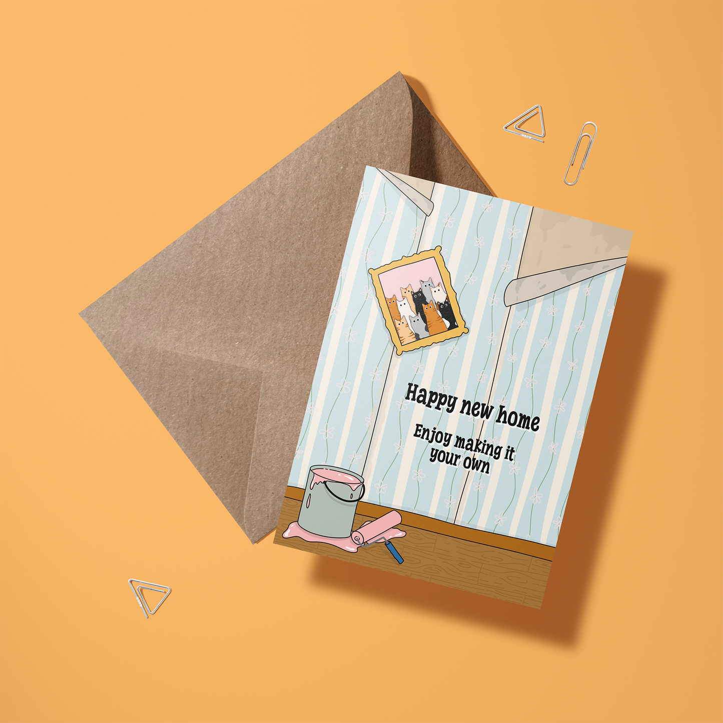 Wenskaart Nieuwe woonst - Making it your own
