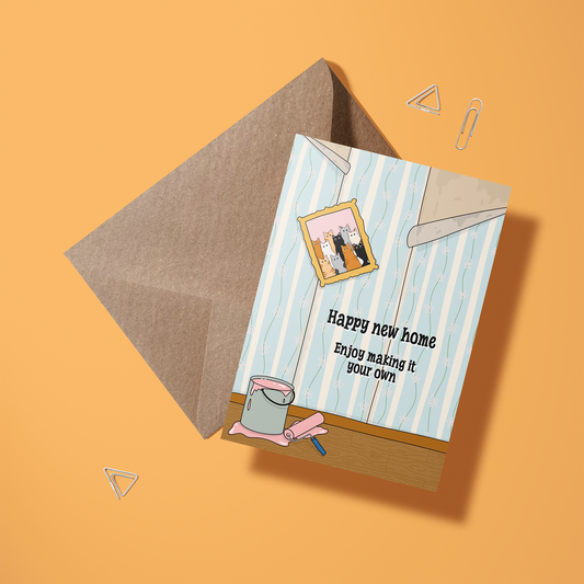 Wenskaart Nieuwe woonst - Making it your own
