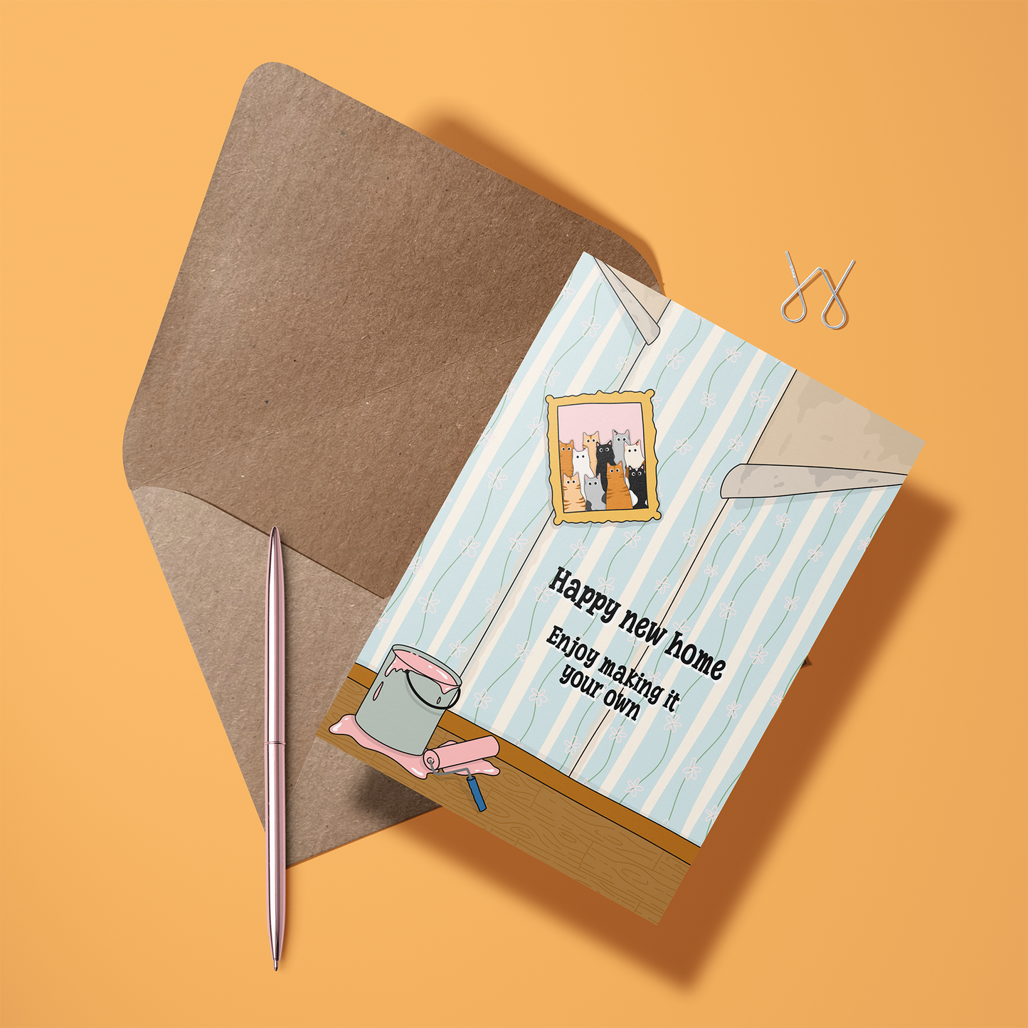 Wenskaart Nieuwe woonst - Making it your own