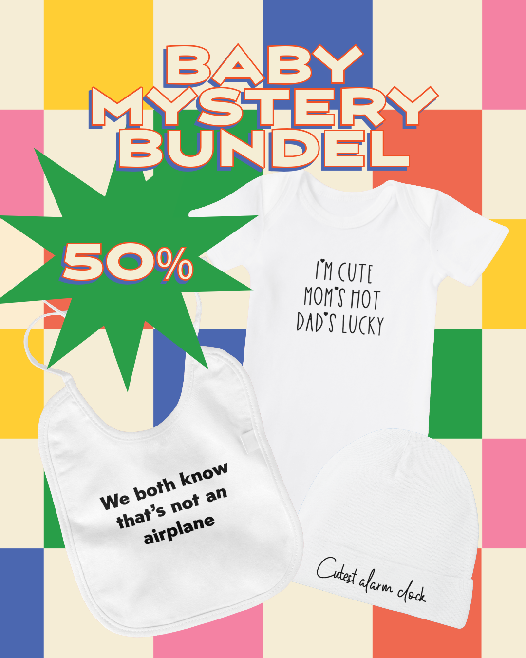 Baby Mysterie Bundel – 3 items voor maar €18 (50% korting!)