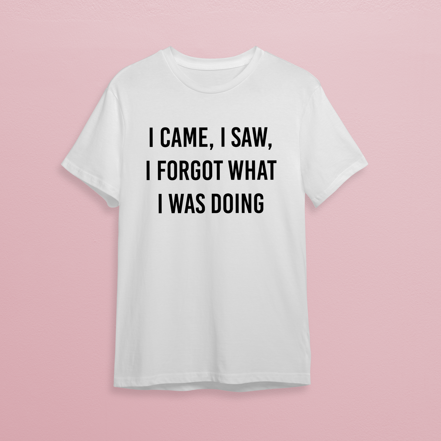 T-shirt - came saw forget