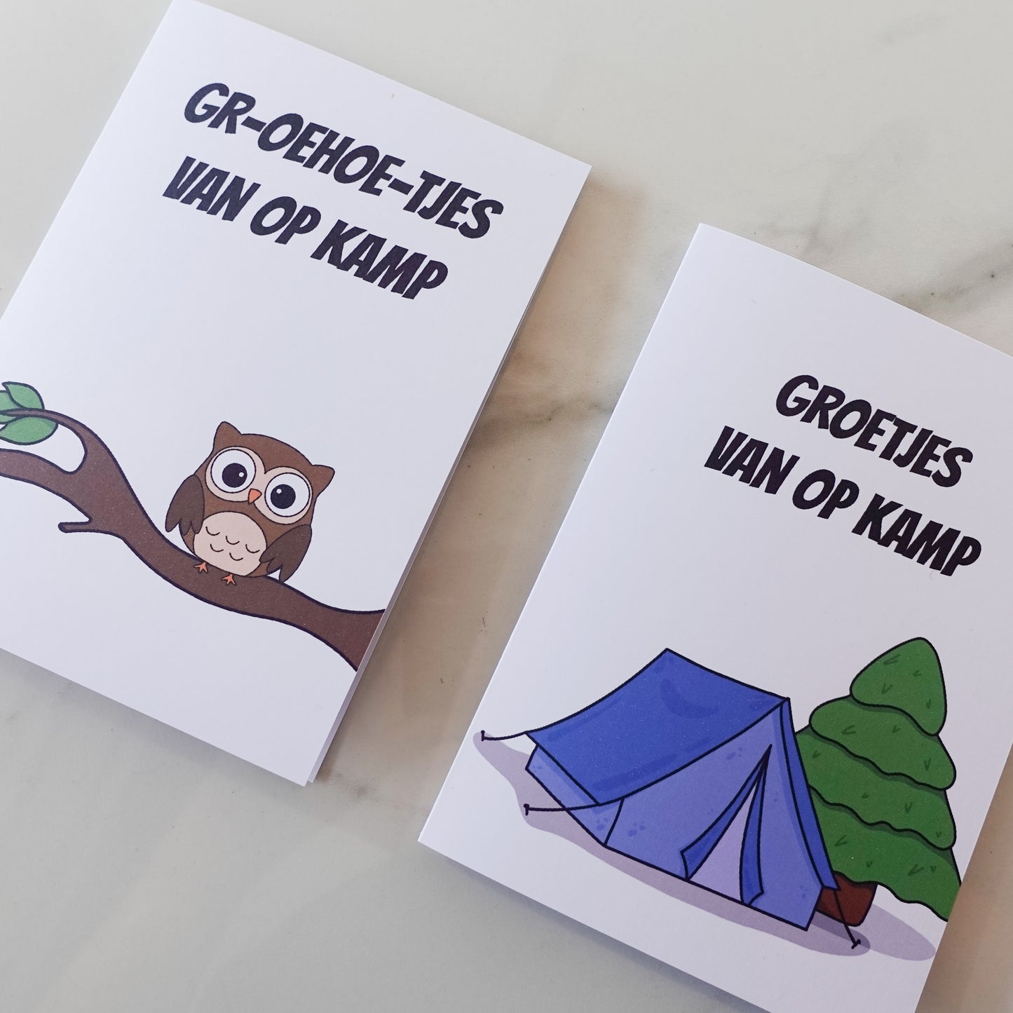 Kampkaart tent